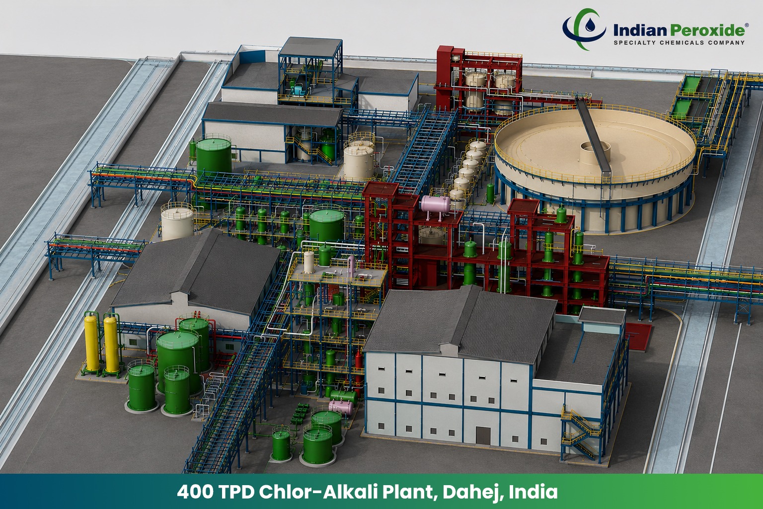 400 TPD Chlor-Alkali Plant, Dahej, India
